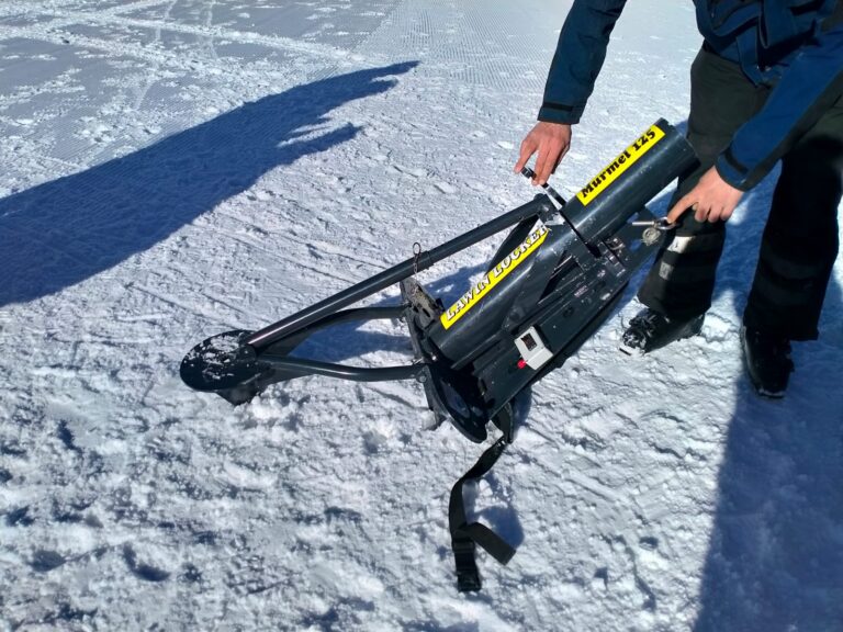 Lawin Locker – tragbares Sprengsystem © A. Gasperi | snow institute